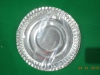 FOAB Disposable Silver Paper Plate